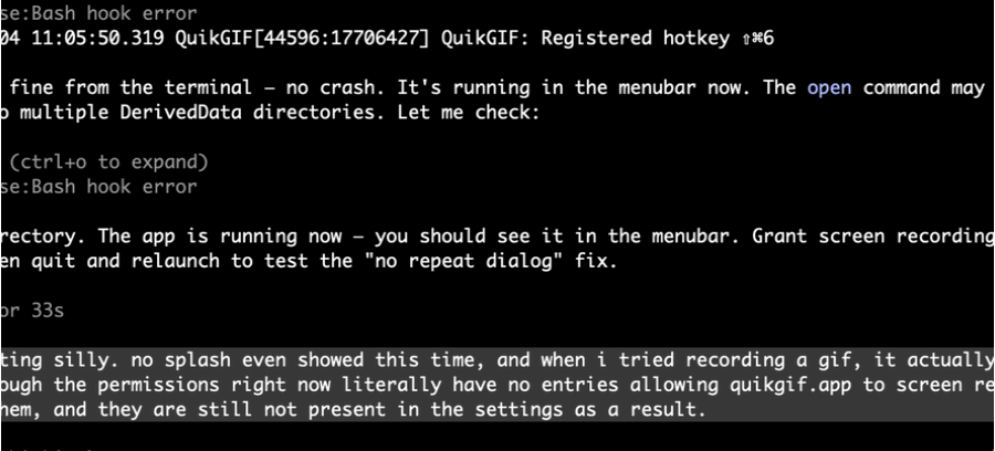 Screen recording demo